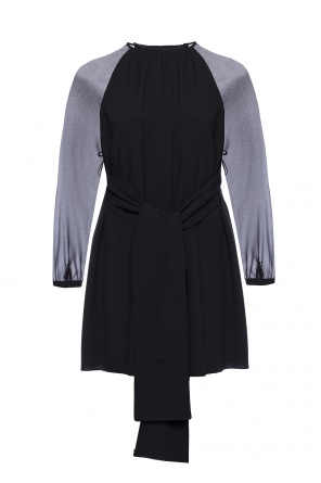 Dress with sheer sleeves, zdjęcie 1 Dress with sheer sleeves od Saint Laurent